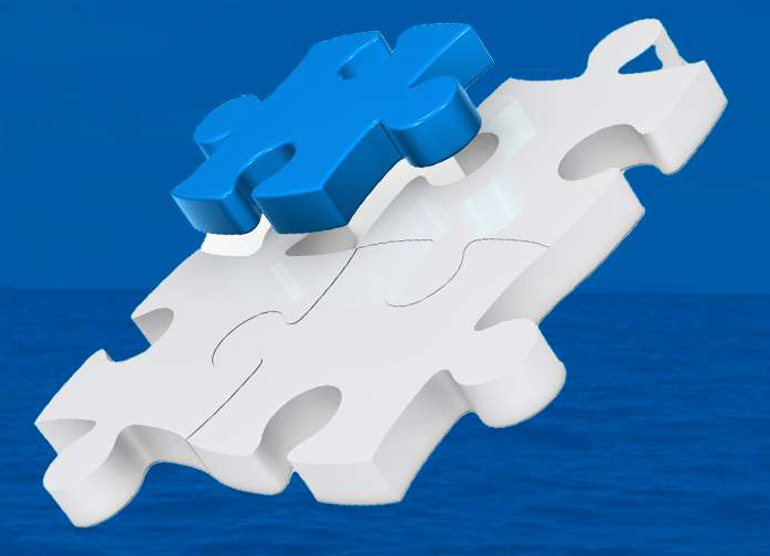 Puzzle representando os diferenciais da Fershipping